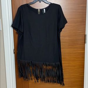 COPY - Top short sleeve w/ fringe